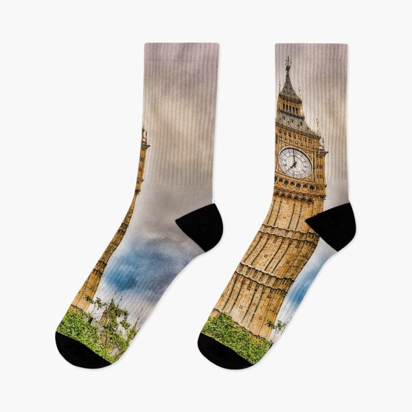 Item preview, London's Big Ben Watercolor designed and sold by TwoSmallPtatoes.