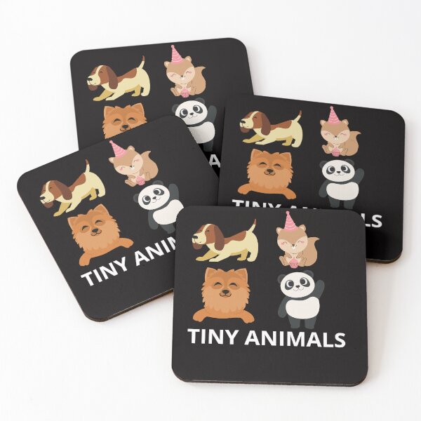 Item preview, tiny animals - four cute animals designed and sold by sandra-merch.