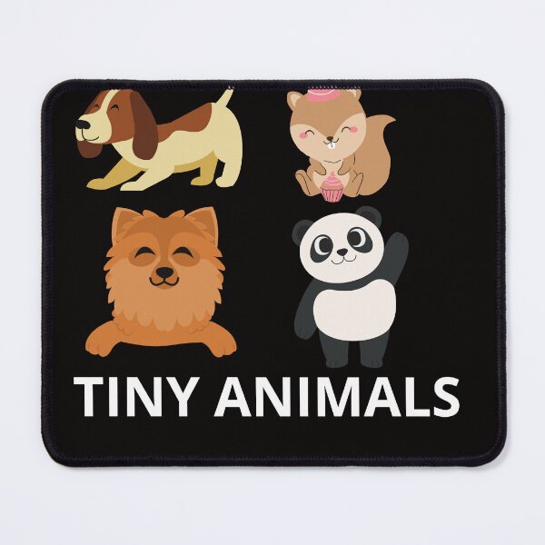 Item preview, tiny animals - four cute animals designed and sold by sandra-merch.