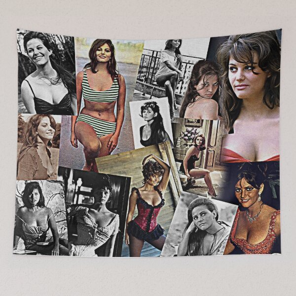 Item preview, claudia cardinale designed and sold by COLLAGEMASTERS.