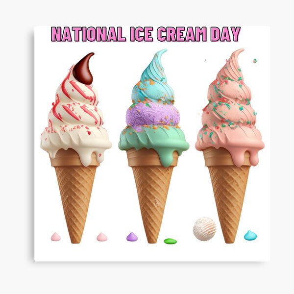 Item preview, National Ice Cream Day designed and sold by InStickers.