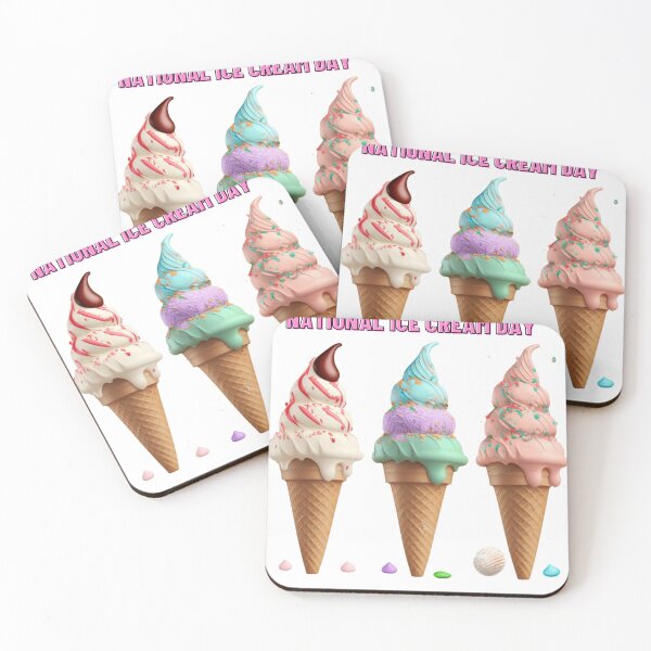 Aperçu de l'œuvre National Ice Cream Day créée et vendue par InStickers.