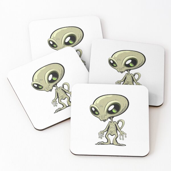 Item preview, Mystery Animated Alien (white) designed and sold by joseluislopez.