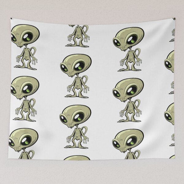 Item preview, Mystery Animated Alien (white) designed and sold by joseluislopez.