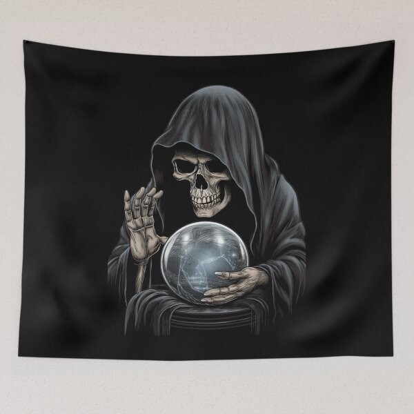 Item preview, Gothic Grim Reaper Crystal Ball  designed and sold by ResistNormality.