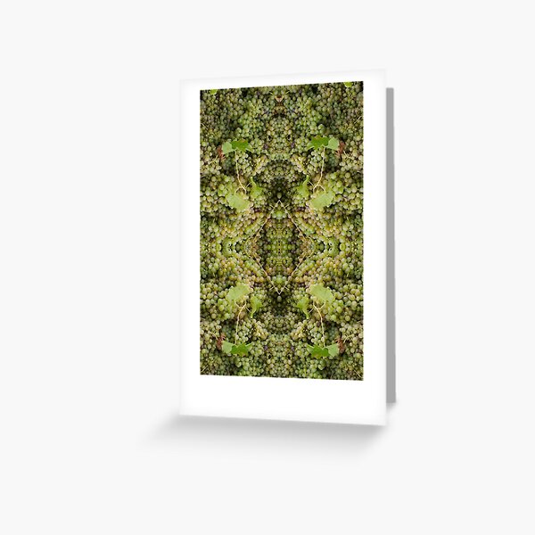 Semillon Grape Design Greeting Card