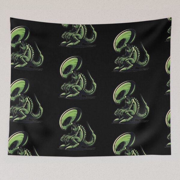 Item preview, Animated Bad Alien (black) designed and sold by joseluislopez.
