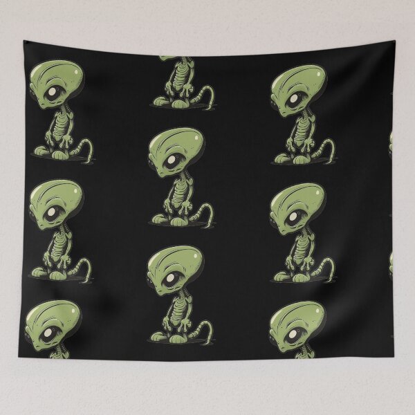 Item preview, Quiet Alien (black) designed and sold by joseluislopez.