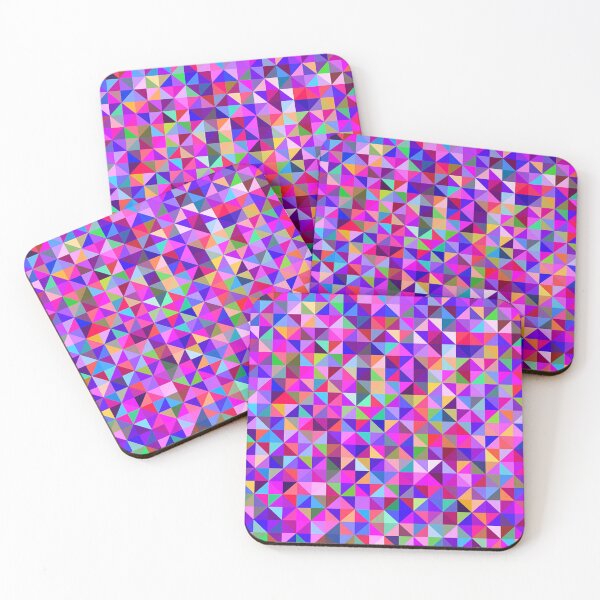 Item preview, Small brightly coloured triangles fitting together. designed and sold by claireseyeview.