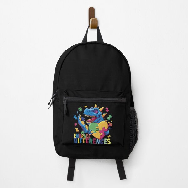 Item preview, Disability Is Not Inability Embrace Differences Cute T Rex With Puzzle Heart designed and sold by GulQari.