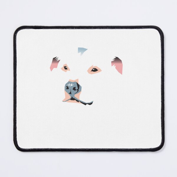 Item preview, Snowy White Staffordshire Bull Terrier Pattern designed and sold by Bloomin'  Arty Families.