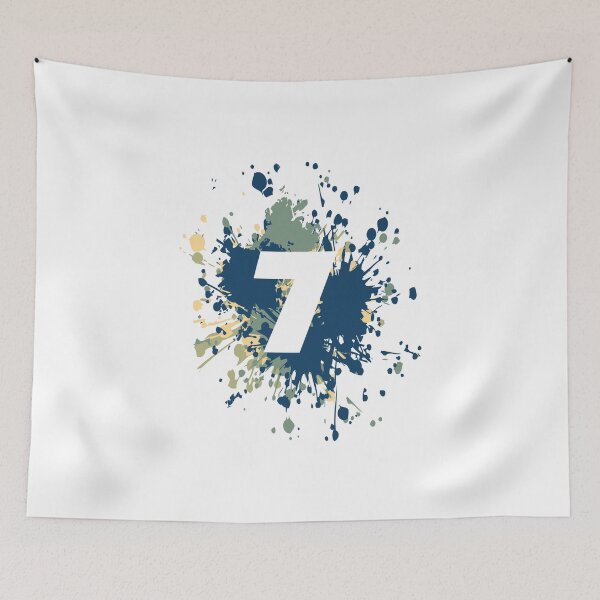 Item preview, Number 7th Color Splash designed and sold by onicon.