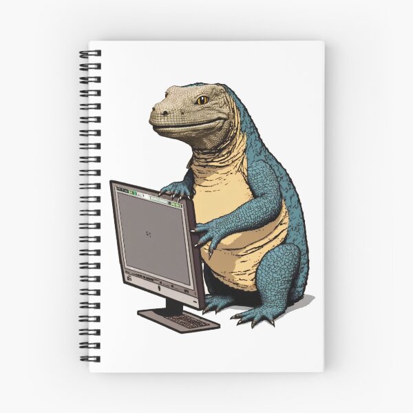 Item preview, (Computer) Monitor Lizard Graphic Pun designed and sold by entwithanaxe.