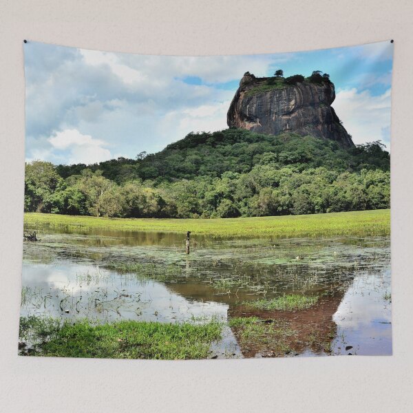 Item preview, Sigiriya Ruins Reflected in the Pond designed and sold by franck380.