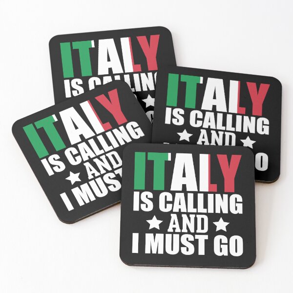 Item preview, Italy is calling and I must go  -  Flag of Italy designed and sold by obedtheartist.