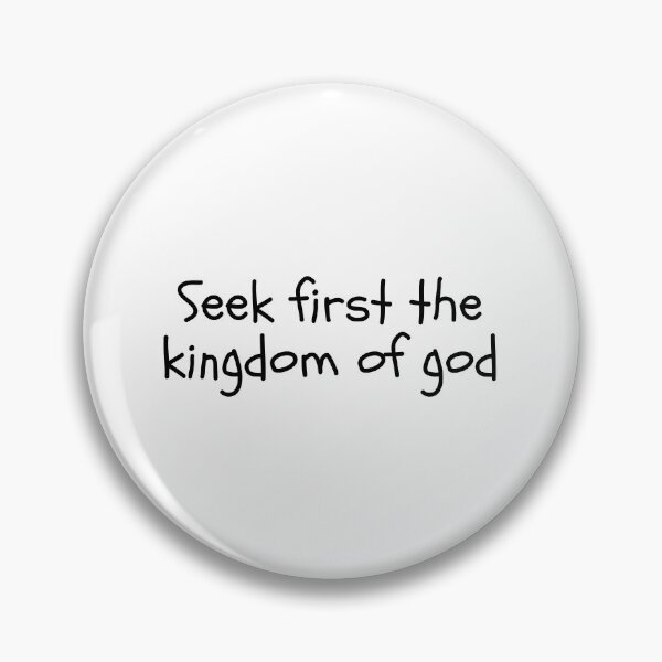 Item preview, Seek First The Kingdom Of God Sticker designed and sold by Baduco.