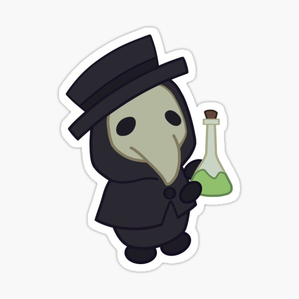 Item preview, Cute Spooky Plague Doctor Chibi With Potion designed and sold by SoapSuds7.