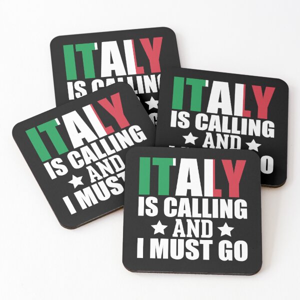 Item preview, Italy is calling and I must go  -  Travel Quote designed and sold by obedtheartist.