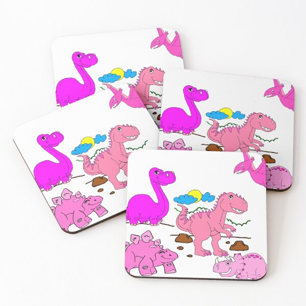 Item preview, Pretty Pink Dinosaurs  designed and sold by 2Random  Dezigns.