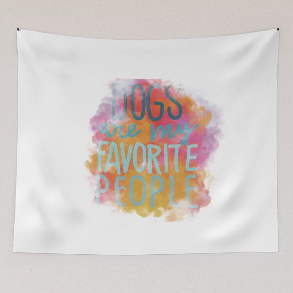 Item preview, Dogs are my favorite people rainbow designed and sold by chuckletuckle.