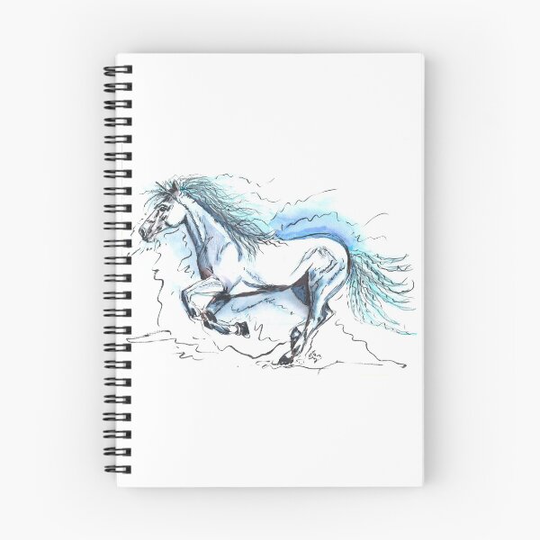 Item preview, Running grey horse  designed and sold by Sherry Jarvis.