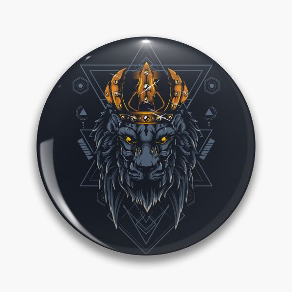 Item preview, King Of Lion Scared Geometry designed and sold by Josan Store.