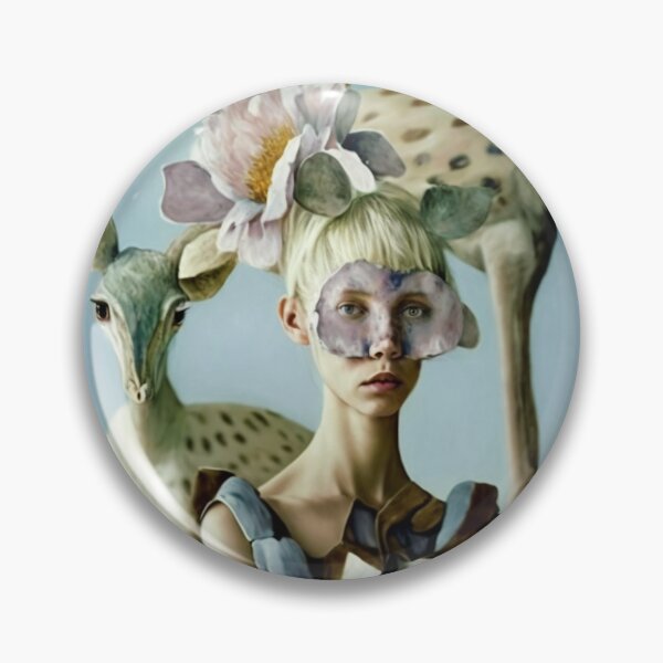 Item preview, Girl with Mask and Deer designed and sold by noonoohig.