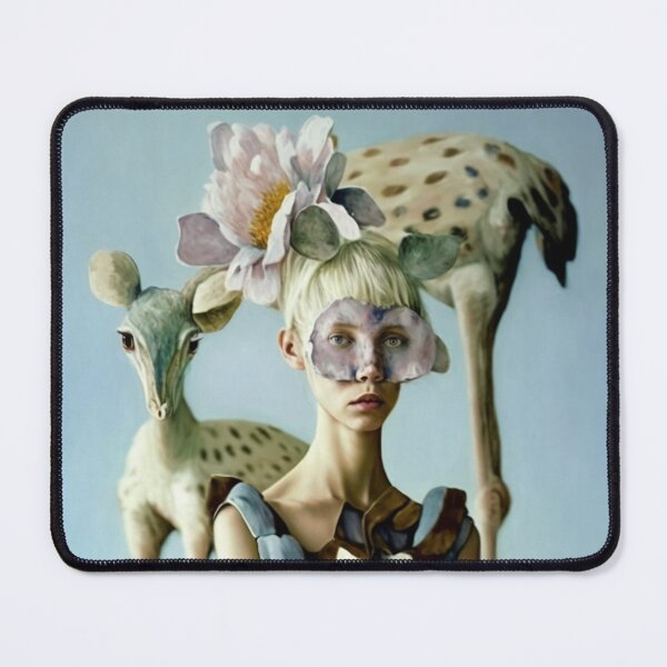 Item preview, Girl with Mask and Deer designed and sold by noonoohig.