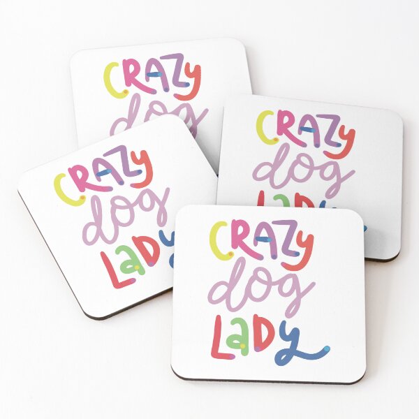 Item preview, Crazy Dog lady Rainbow designed and sold by chuckletuckle.