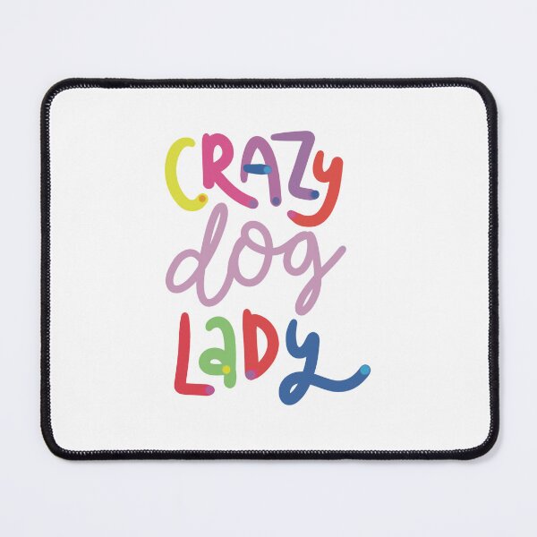 Item preview, Crazy Dog lady Rainbow designed and sold by chuckletuckle.