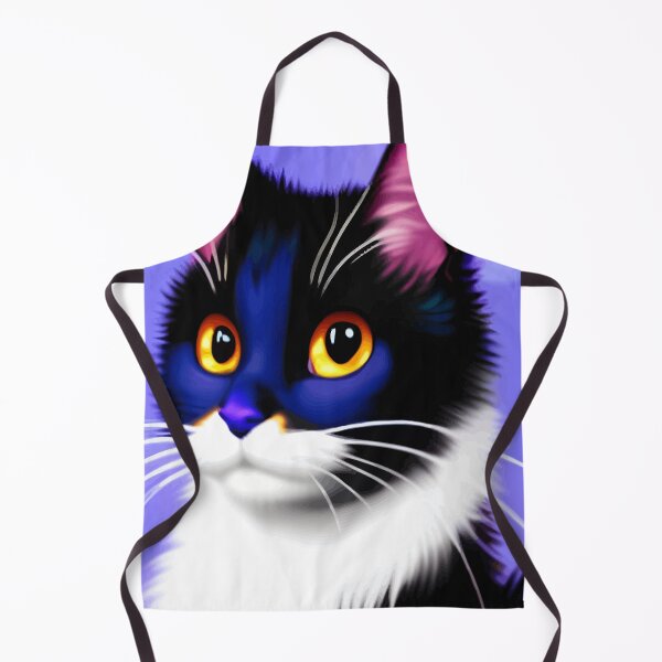 Item preview, Cute Cat Portraits on Purple Background designed and sold by ArtisticAllure1.