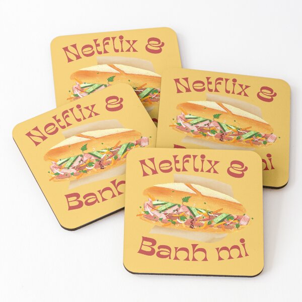 Item preview, Netflix and Banh mi designed and sold by BirdandPoppy.