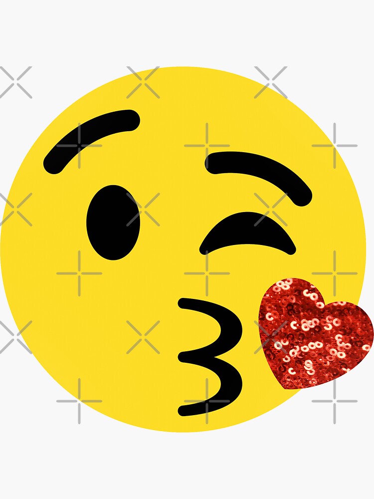 Kiss Face Emoji Hat Meme Happy Smiley Yellow Flirt Heart Cap Love Emotion