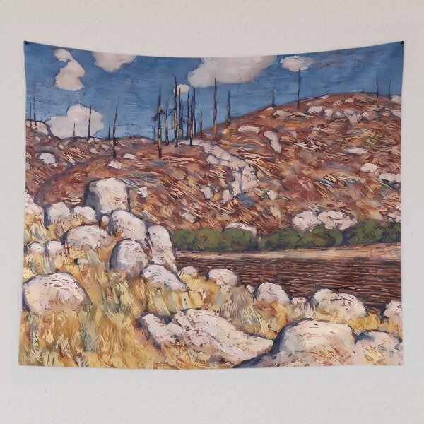 Item preview, Laurentian Landscape by Lawren Harris designed and sold by TheRedVineyard.