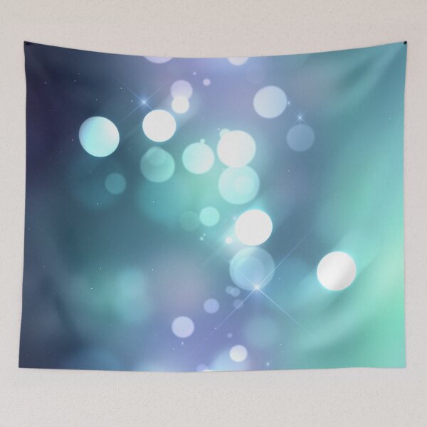 Item preview, Blue and Turquoise Sparkling iPhone Case designed and sold by webeller.