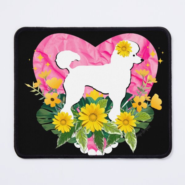 Item preview, Pink Paper Heart Poodle designed and sold by artbyomega.