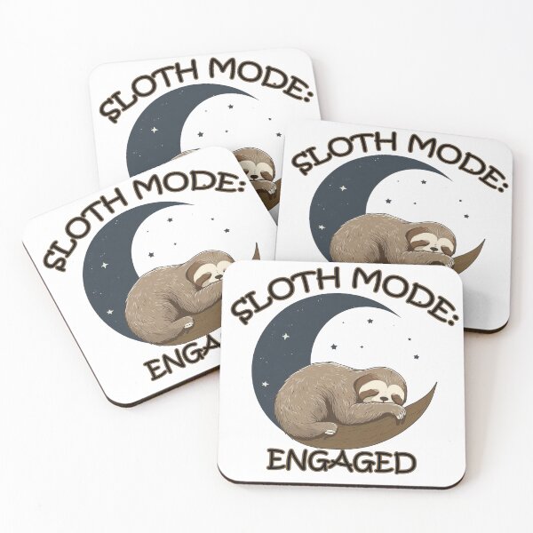 Item preview, Sloth Mode Engaged T-shirt designed and sold by Richard-Y.