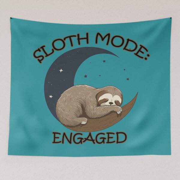 Item preview, Sloth Mode Engaged T-shirt designed and sold by Richard-Y.