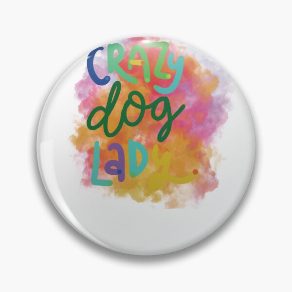 Item preview, Crazy Dog lady Rainbow cloud designed and sold by chuckletuckle.
