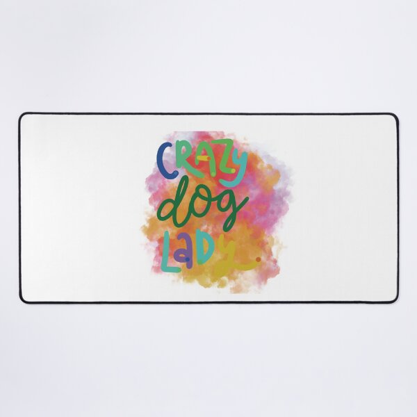 Item preview, Crazy Dog lady Rainbow cloud designed and sold by chuckletuckle.