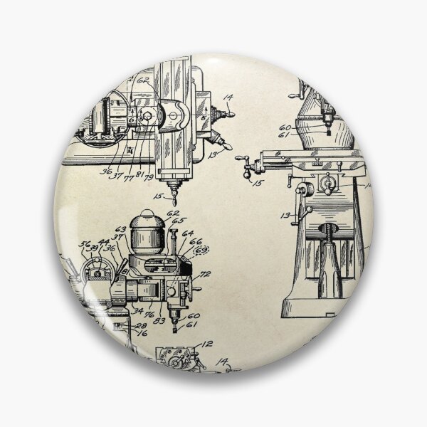Item preview, Bridgeport Milling Machine Patent designed and sold by zemlakr.