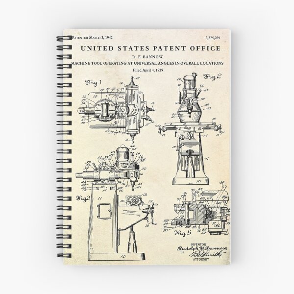 Item preview, Bridgeport Milling Machine Patent designed and sold by zemlakr.