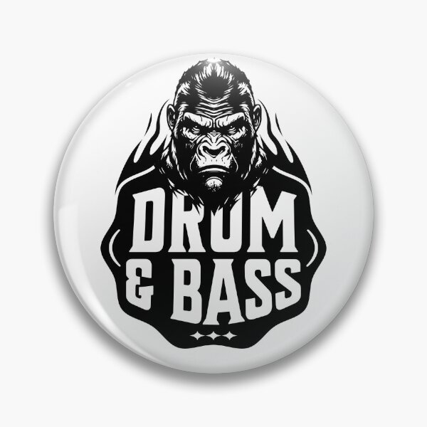 Item preview, DRUM AND BASS  - Bass Ape (Black)  designed and sold by Discothreadz.