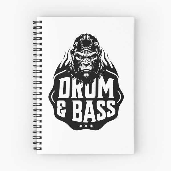 Item preview, DRUM AND BASS - Bass Ape (Negro) designed and sold by Discothreadz.