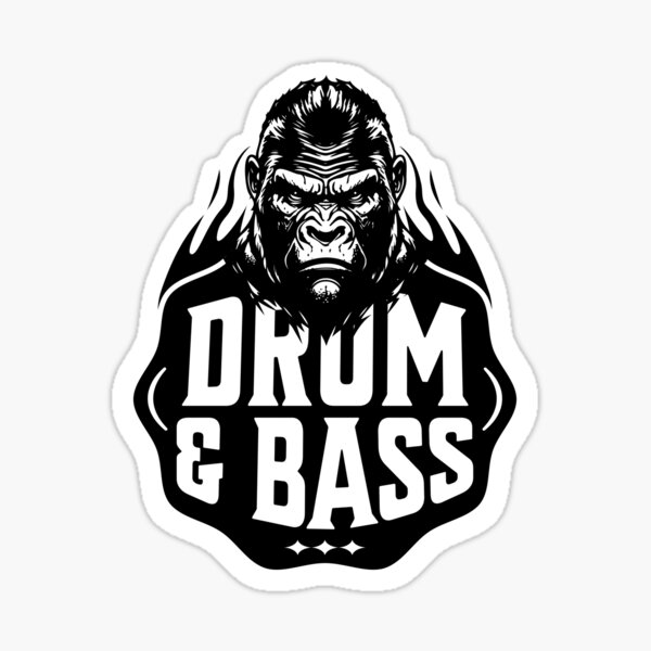 Artikel-Vorschau von DRUM AND BASS - Bass Ape (Schwarz), designt und verkauft von Discothreadz.