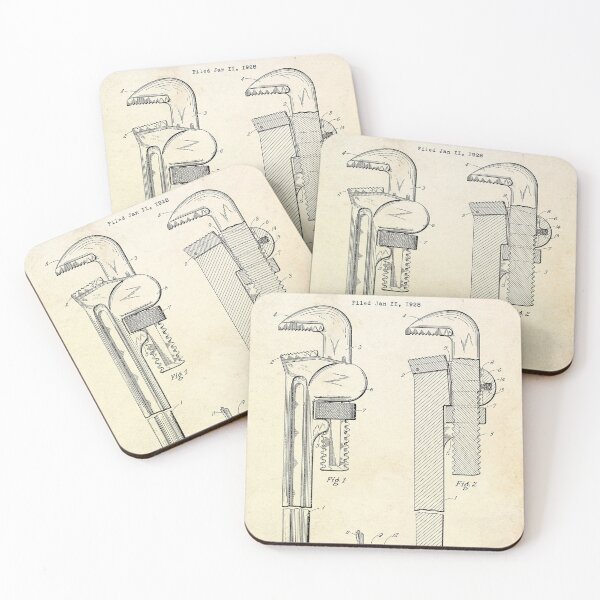 Item preview, Pipe Wrench 1929 Patent designed and sold by zemlakr.