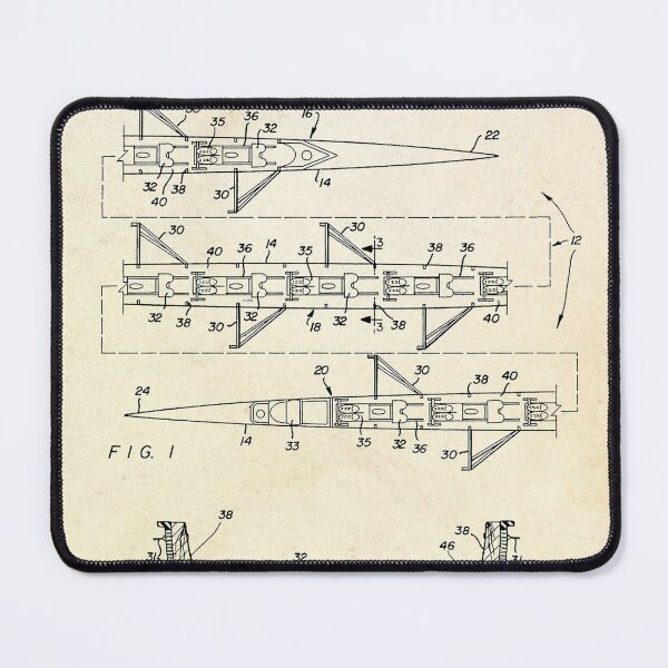 Item preview, Rowing Shell 8 Man Patent designed and sold by zemlakr.