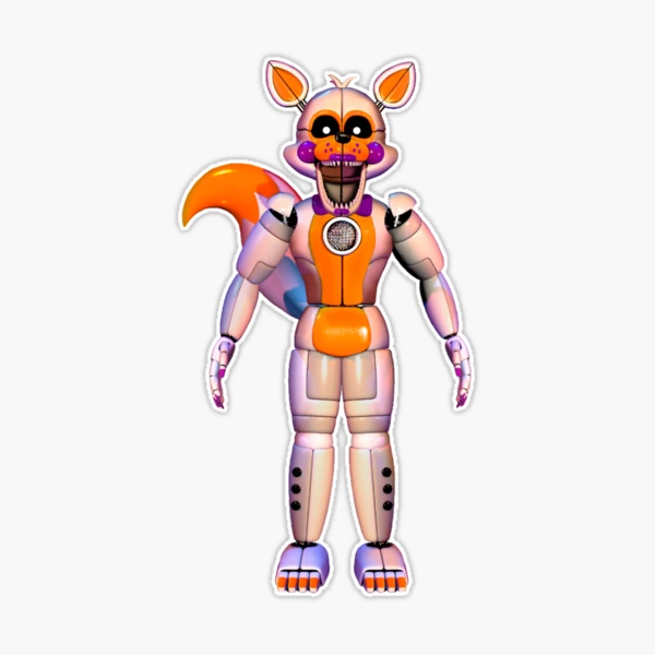 Pack Stickers Ballora, Chica, Freddy and Foxy fnaf SL Magnet for Sale by  akaruiyumme