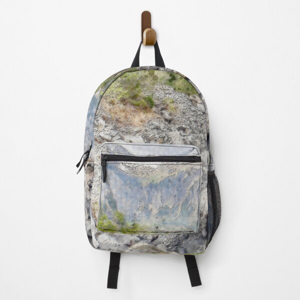 Item preview, Swiss Alps Above Kandersteg Watercolor designed and sold by TwoSmallPtatoes.