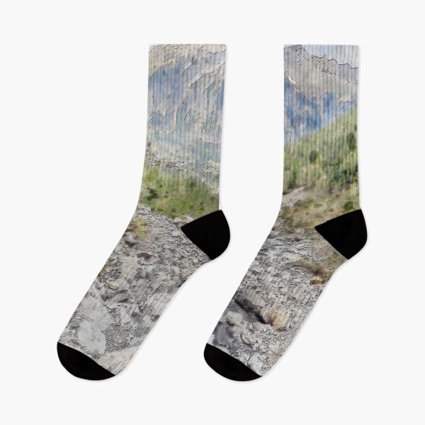 Item preview, Swiss Alps Above Kandersteg Watercolor designed and sold by TwoSmallPtatoes.